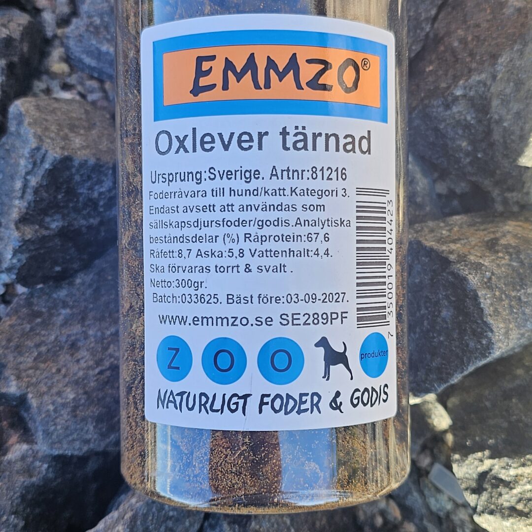 EMMZO-Tärnad svensk Oxlever 300g