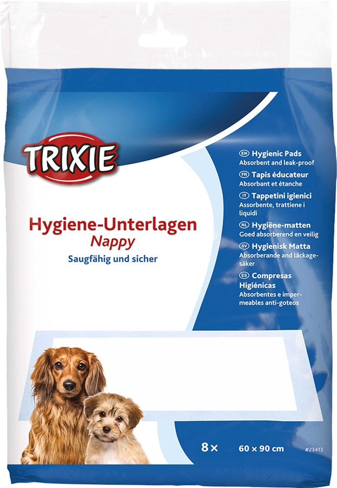 TRIXIE Valpmatta Housetrainer, 90 × 60 cm, 8-pack