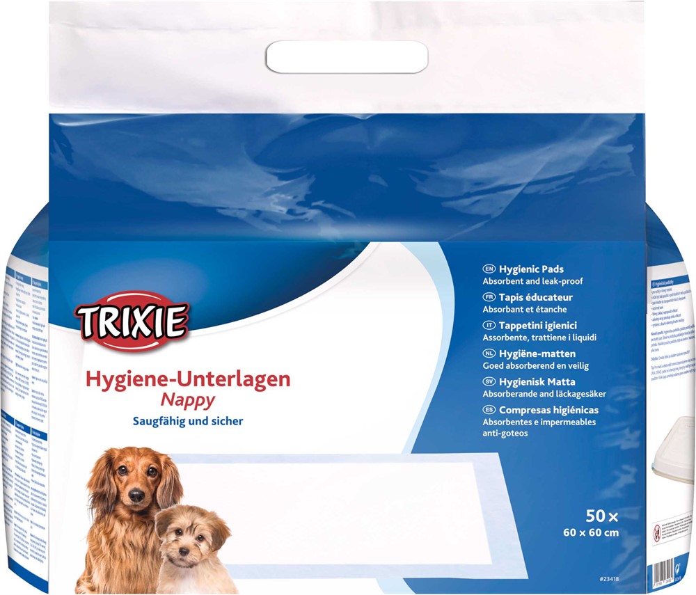 TRIXIE Valpmatta Housetrainer, 60 × 60 cm, 50-pack