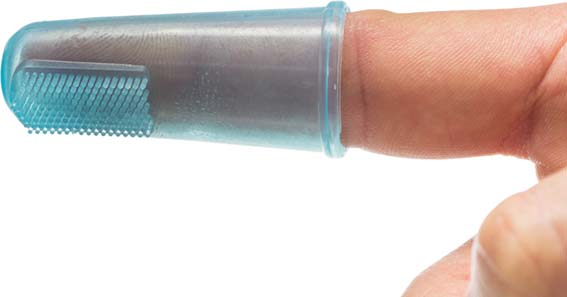 TRIXIE Finger tandborste 2-pack silikon