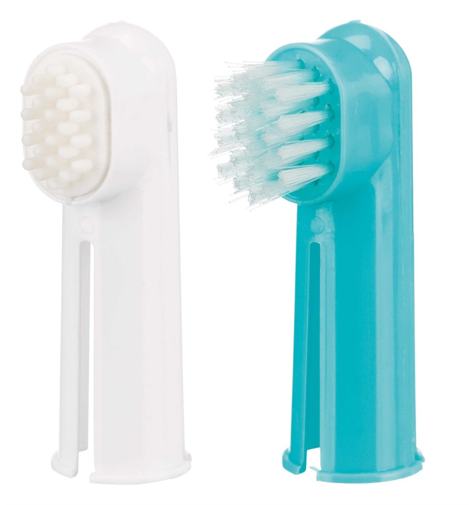 TRIXIE Finger tandborste 2-pack
