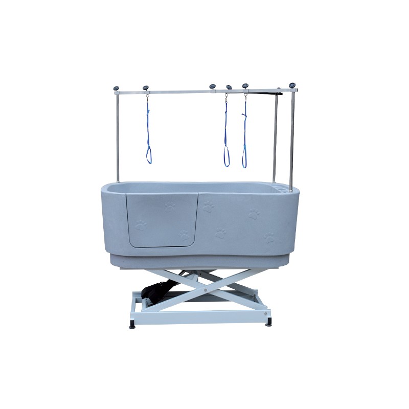 Hundbadkar elektriskt i plast finns i 3 färger