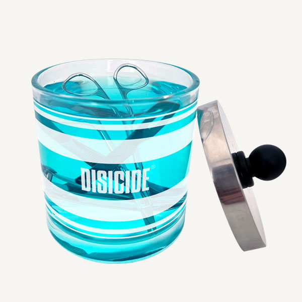 Disicide glasburk för desinfektion Manicure