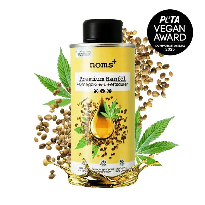 noms+ Kallpressad hampolja 250ml